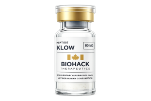 Biohack Therapeutics KLOW Blend research vial, 80mg